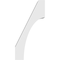 Ekena Millwork 3 1/2-in. W x 12-in. D x 24-in. H Westlake Architectural Grade PVC Knee Brace BRCP035X12X24WTL - alternate 4